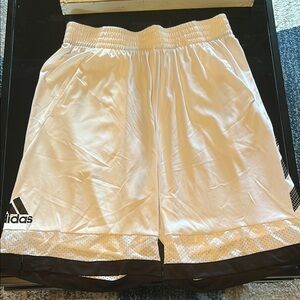 Adidas White Athletic Men's Shorts